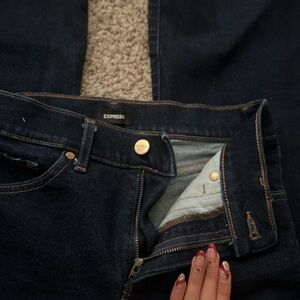 Express Indigo Flare Jeans